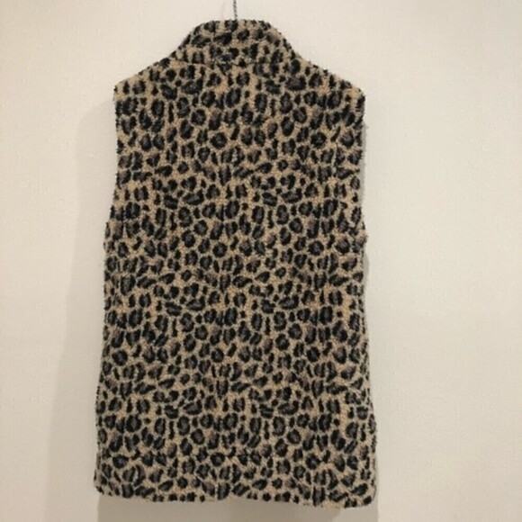 CALVIN KLEIN Vest Animal Prints Leopard Teddy Bear XS - Picture 4 of 7